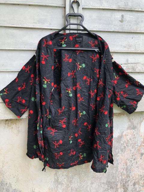 Other Designers Bob Marley - Printe Jinbei Skulls Print Japanese Hanten Jamaican Colour