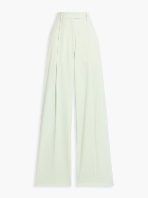 Another Tomorrow Wool-blend wide-leg pants