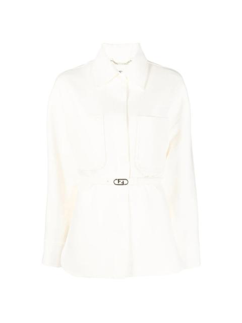 FENDI Fendi Neutrals Jackets - Fitted Jackets Women