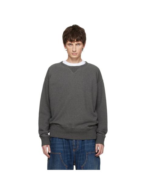 Maison Margiela Gray Cotton Sweatshirt