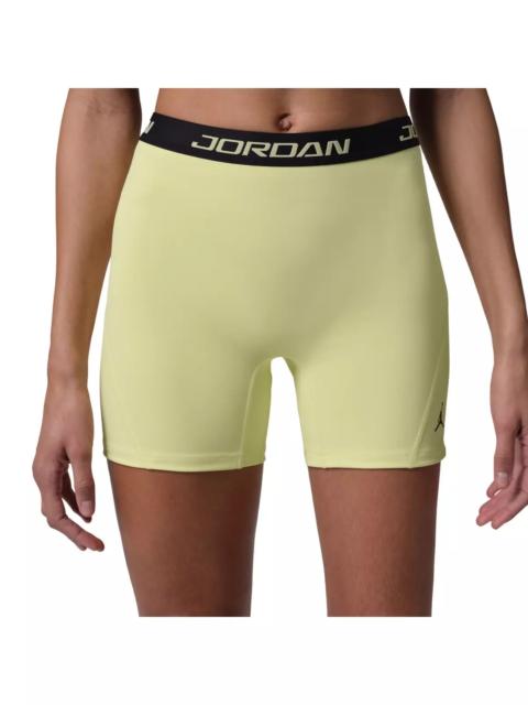 Jordan Women's Sport Essentials Dri-FIT High-Waisted 5" Shorts -Green