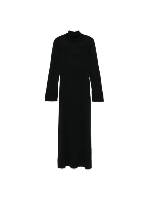 slit-sleeve knitted dress