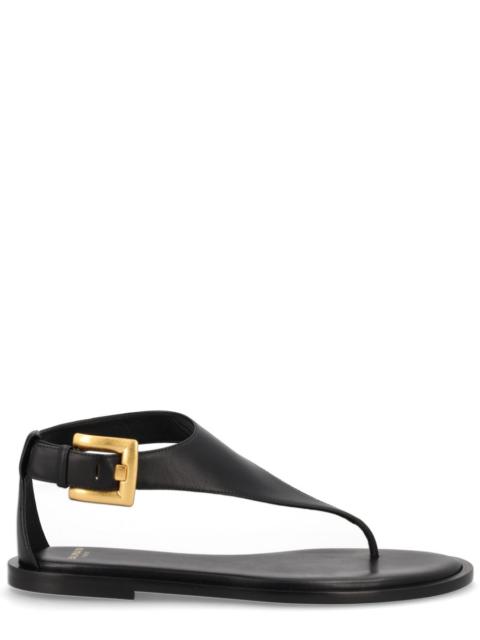 Balmain LEATHER ANTHEM SANDAL