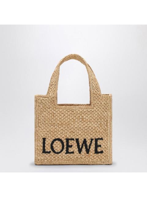 Loewe Loewe Loewe Font Tote Mini Raffia Bag Women