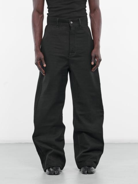 AIREI Gauze Baggy Denim Trousers