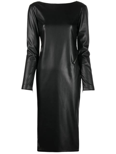 TOM FORD zip-detail open back dress