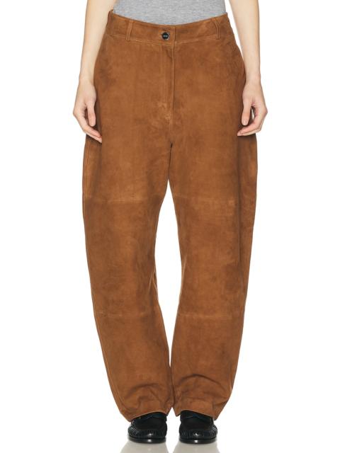 RÓHE Relaxed Fit Suede Trouser
