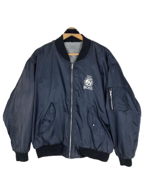 Other Designers Vintage Suntory Boss Coffee Reversible Bomber Jacket