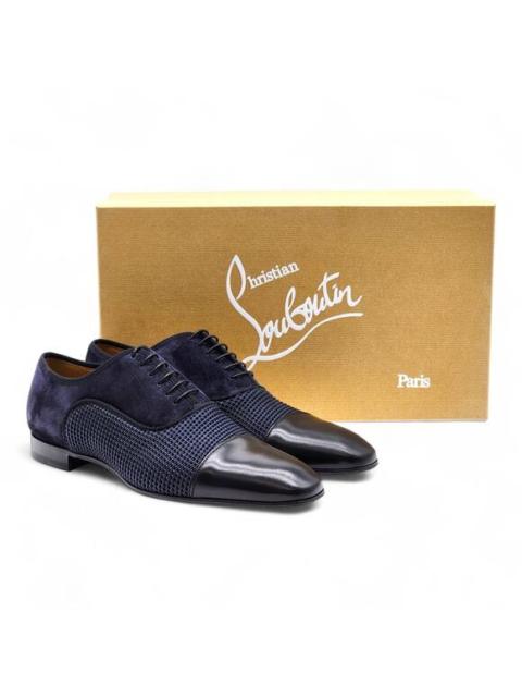 Christian Louboutin Christian Louboutin Greggo Oxford Leather Shoes Blue EU 41.5 US 8.5 - New $995