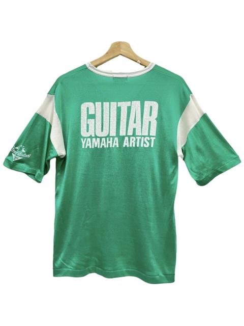 Lad Musician Vintage 80’s GUITAR YAMAHA ARTIST By Wrangler Jersey V-Neck