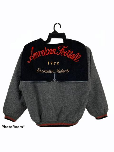 Other Designers Japanese Brand - Wordsworth Varsity Jacket With Hoodie