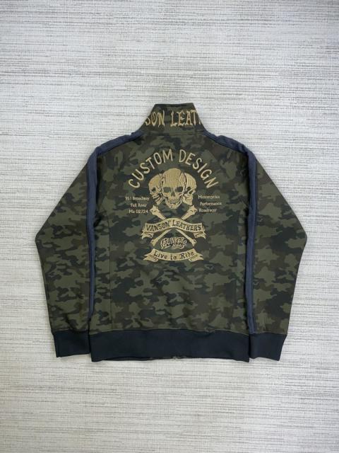 Other Designers Vanson Leathers - 🔥 Vanson Leather Live To Ride Embroidery Camouflage Jacket