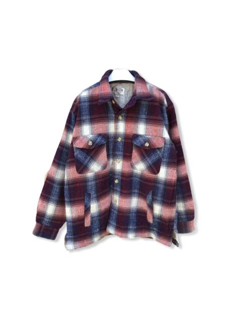 Other Designers Vintage - Vintage Hunter Checked Plaid Tartan Jacket