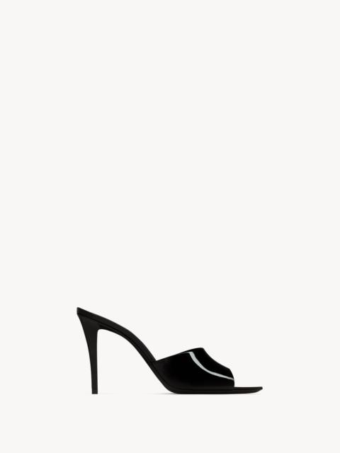 ROMY MULES IN PATENT LEATHER