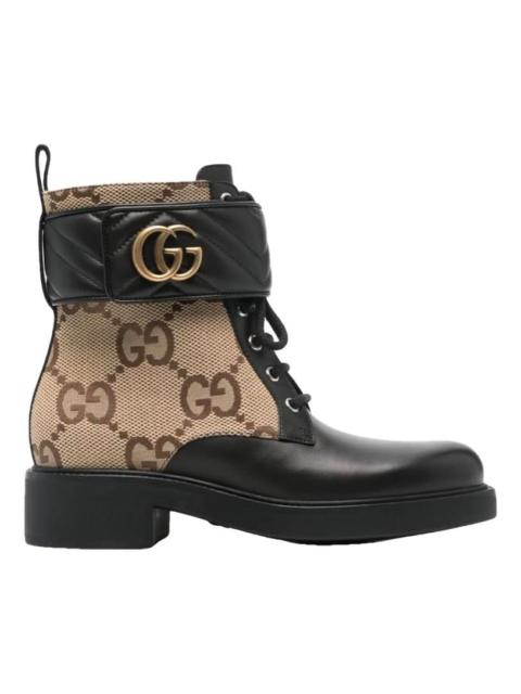 GUCCI Marmont leather ankle boots