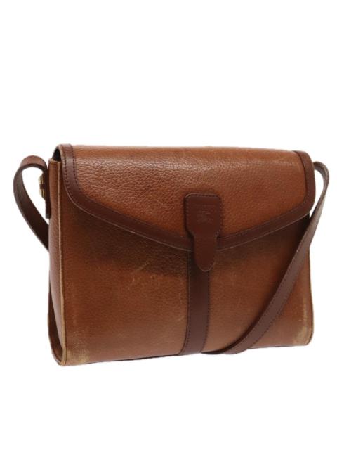 Burberry Burberry Shoulder Bag Leather Brown Gold