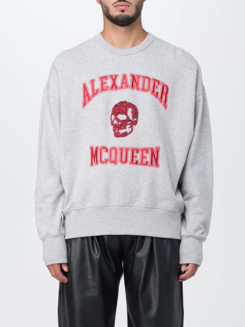 Alexander McQueen McQueen sweatshirt with rhinestone skull