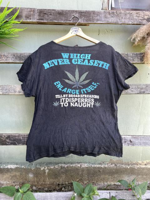 Other Designers Vintage - Vintage Weed Marijuana Big Logo Tee Women