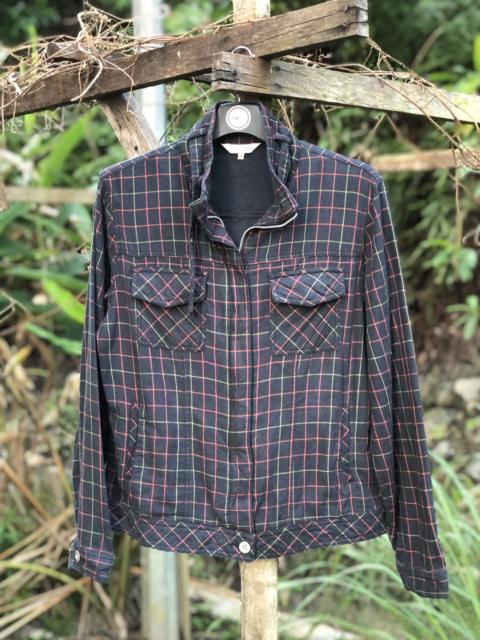 Other Designers Vintage - Vintage Checkered Zipper Jacket