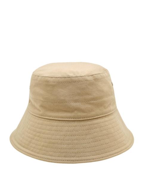 Jil Sander Bucket Hat Leather Patch Logo