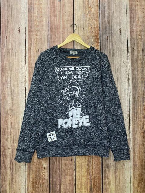 Other Designers Japanese Brand - POPEYE vtg crewneck knit sweatshirt