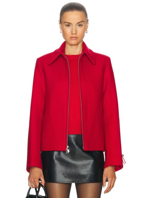 【関税込み】Sandy Liang レッド Helsa ジャケット 샌디리앙(SANDY LIANG) | [샌디 리앙]Red Helsa Jacket