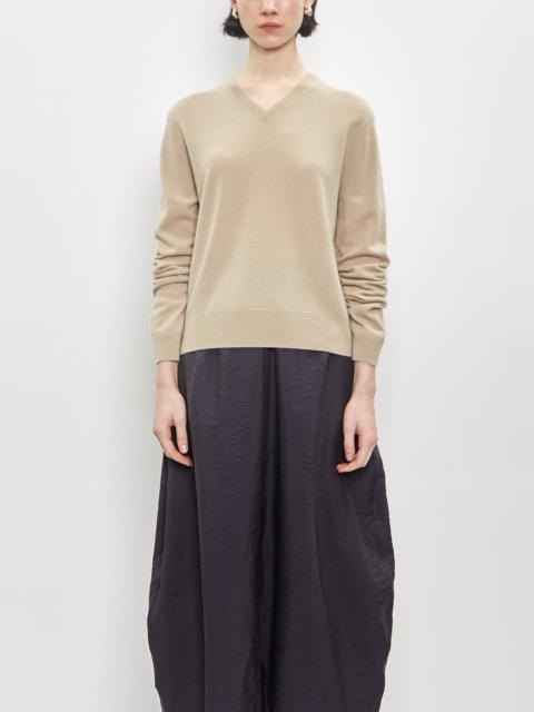 Totême Classic V-Neck Knit — Fawn