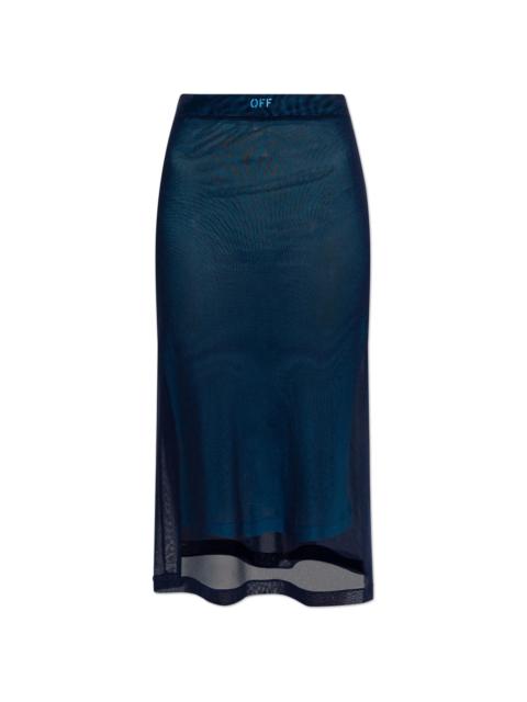 Off-White Off-white Skirt With Logo