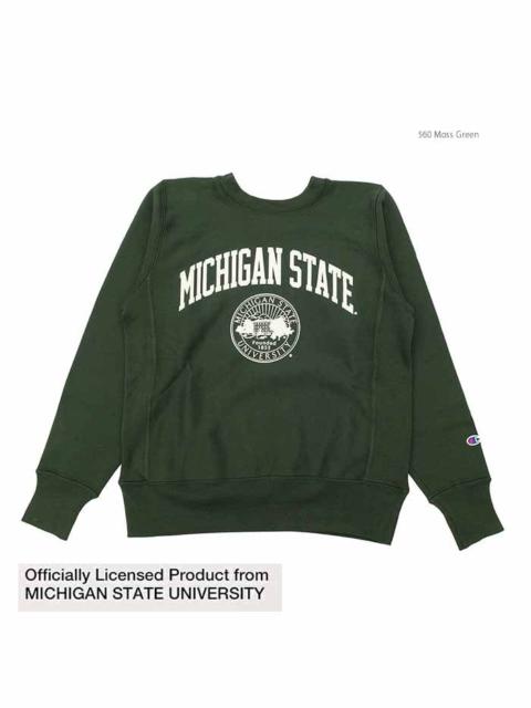 Champion REVERS WEAVE CREW NECK SWEATSHIRT - MICHIGAN STATE - C5-A007