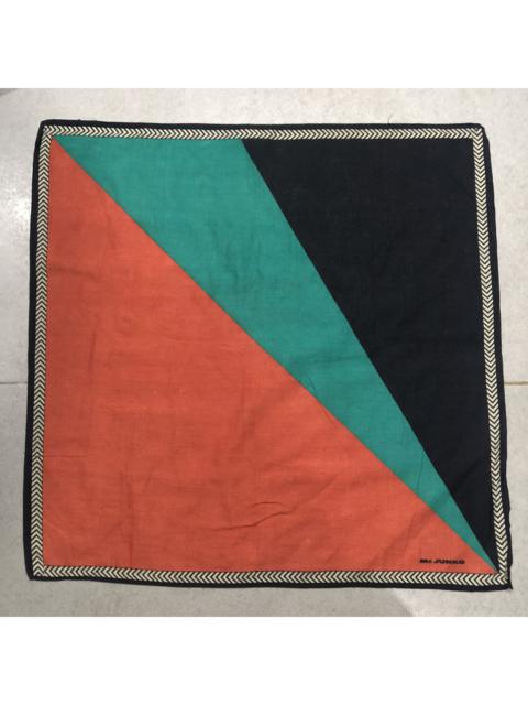 Other Designers Vtg Mr. Junko Japanese Art Handkerchief Neckerchief Bandana