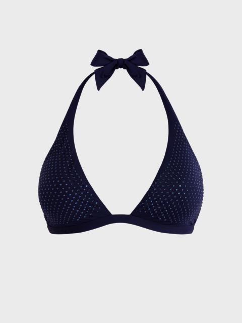 Vilebrequin Women Halter Bikini Top Strass