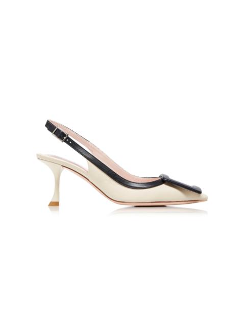 Roger Vivier Viv' In The City Slingback Pumps neutral