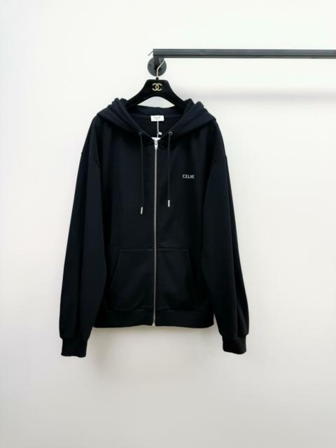 CELINE Celine Hooded Zip up Hoodie