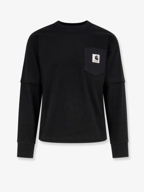 sacai Sacai X Carhartt Wip Carhartt Wip Cotton Jersey L/S T-Shirt