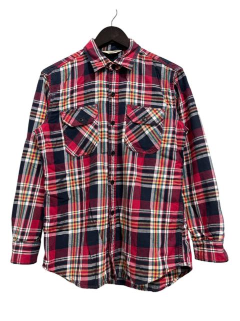 Levi's VINTAGE LEVIS RED TAB DOUBLE POCKET TARTAN CHECKERED FLANNEL