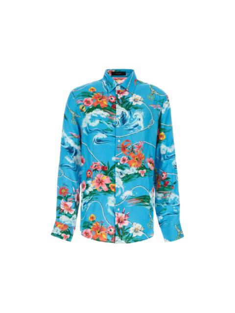 GUCCI Gucci Blue Shirts Men