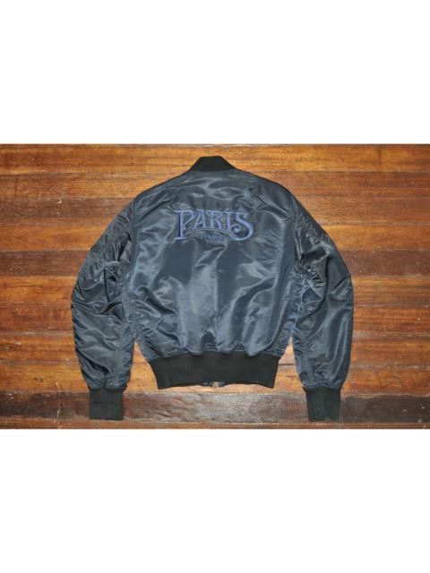 BALENCIAGA Balenciaga - F/W 17 - Paris Embroidery MA-1 Bomber