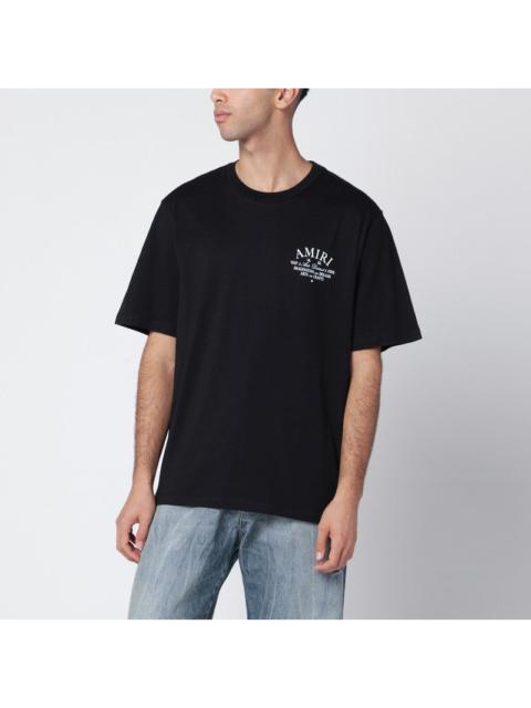 AMIRI Amiri Black Cotton T-Shirt With Logo Print Men