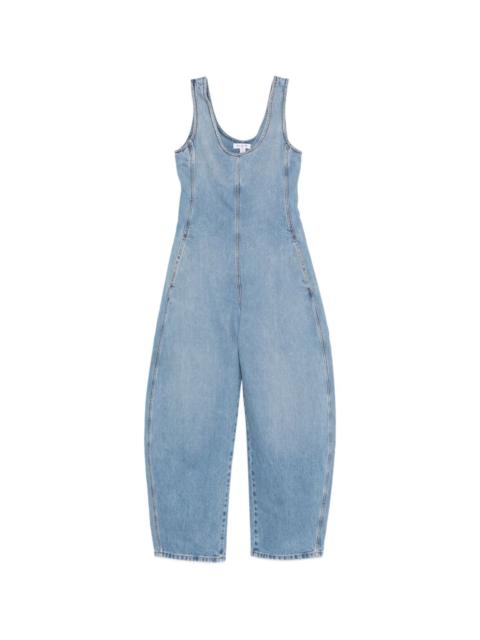 Alaïa Denim round jumpsuit