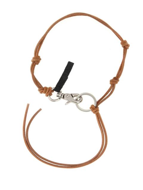 Our Legacy Our Legacy Men Caramel Leather Ladon Necklace