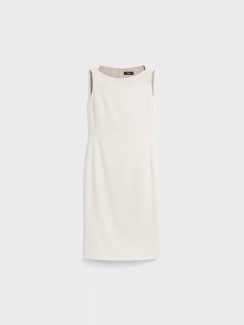 Theory Flared Dress in Admiral Crepe