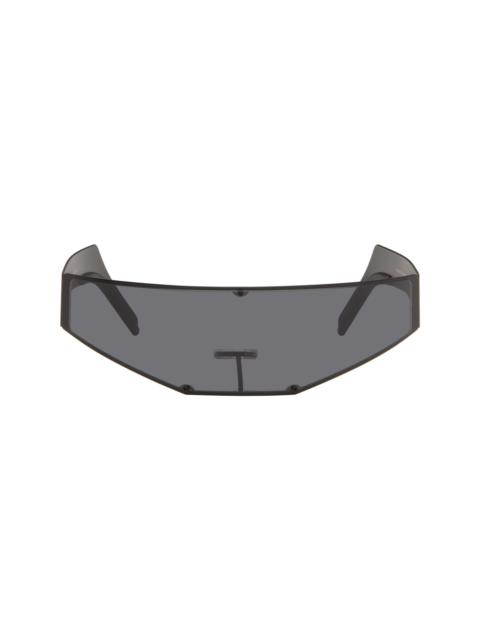 Rick Owens Black Cyclops Sunglasses