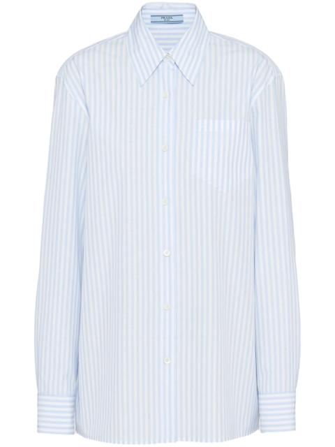 Prada jacquard poplin shirt