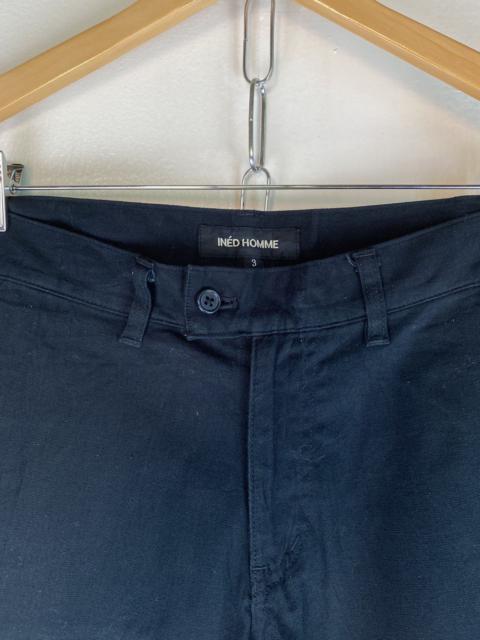 Yohji Yamamoto Yohji Ined Homme Straight Black Pant