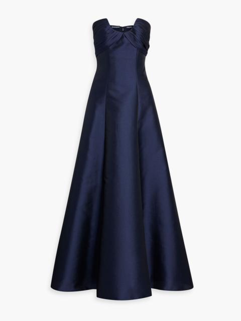 Other Designers Strapless jacquard gown