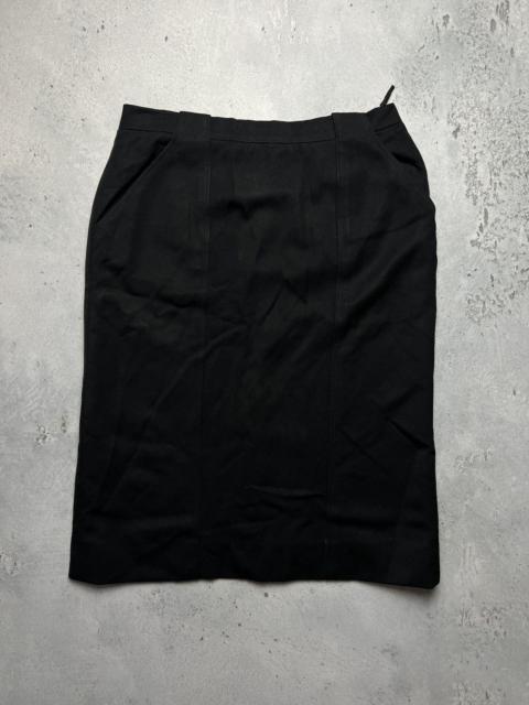 CELINE Vintage Celine Paris Women's Midi Skirt Made in France 90s