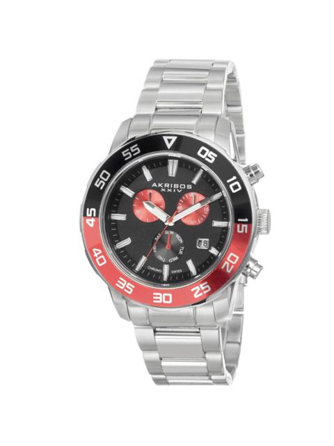 Other Designers Akribos XXIV Black Matte Coke Bezel Men's Watch AK669RD