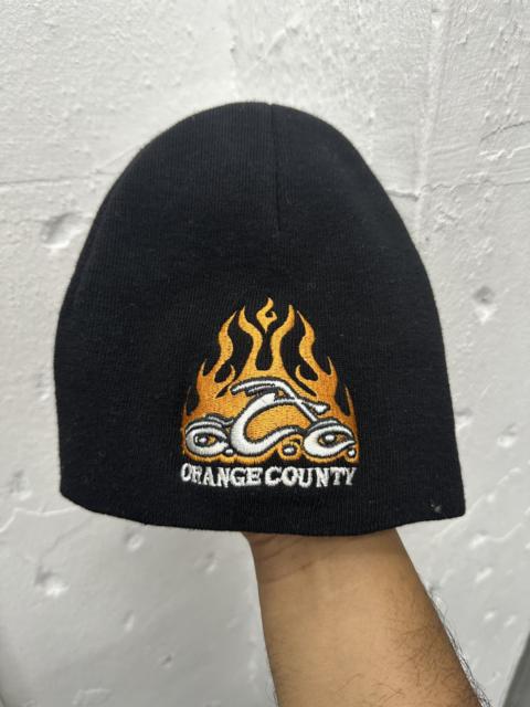 Other Designers Vintage - VTG Orange County Motorcycles Beanie