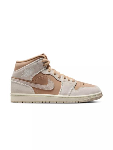 Jordan 1 Mid SE "Hemp/Lt Orewood Brn/Sail" Women's Shoe
