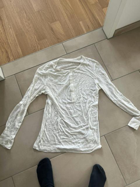 Balmain H&M white linen shirt XS